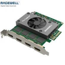 Magewell Pro Capture Quad HDMI карта захвата PCI-E 2048p 4CH Карта видеозахвата
