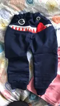 Casual pantalones para bebés niños chicos chicas lindo Boca Grande pantalones de monstruo trajes mucho Cototn bebé Braga de dibujos ropa