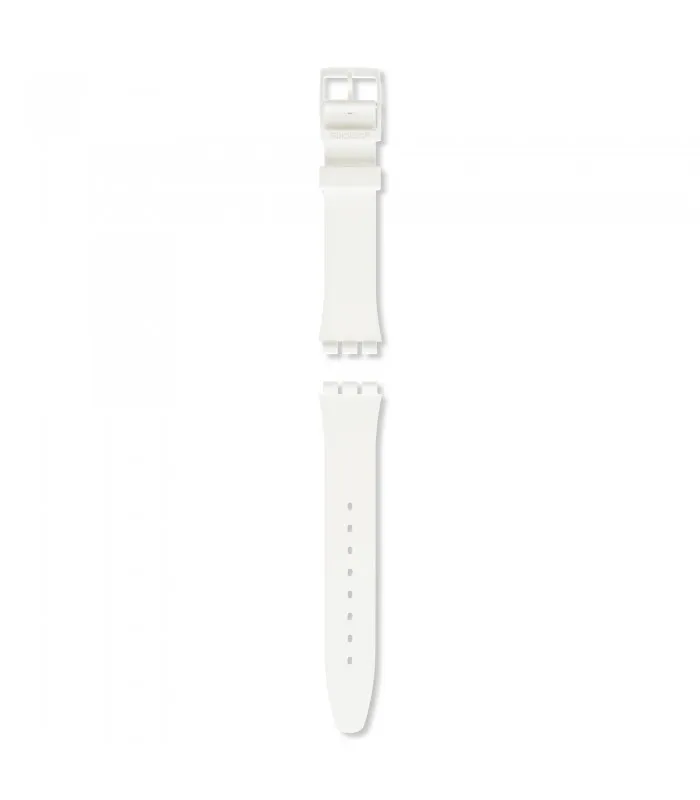 Часы swatch ремешок не доступен в цвете Gent Белый силиконовый AGW165