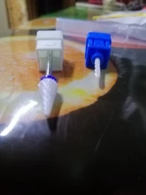 Brocas de cerámica para uñas, fresa eléctrica, pulidora para manicura, pulidor de uñas, accesorios de equipo de arte de uñas, 1 ud.