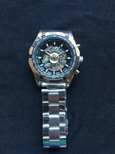 Winner-reloj mecánico automático para hombre, reloj de esqueleto de oro, Vintage, de marca superior, de lujo