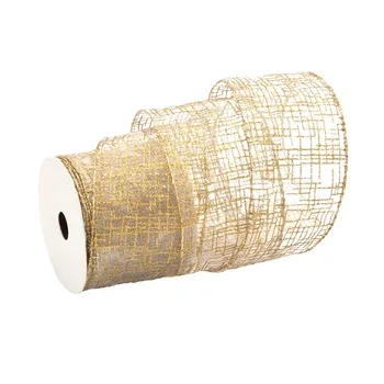 

91-3011 Ribbon Packing (organza) 63mm * 10 m (gold)