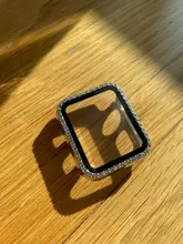 Protector de pantalla de cristal + cubierta para Apple Watch, 44mm, 40mm, iWatch, 42mm, 38mm, accesorios para Apple watch series 6 5 4 3 2