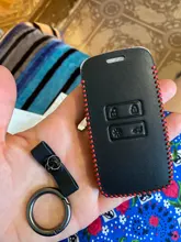 Funda protectora de cuero para llave de coche Renault Koleos Kadjar, carcasa protectora para llave remota, nuevo diseño, para Renault Koleos Kadjar 2016 2017 2018 2019