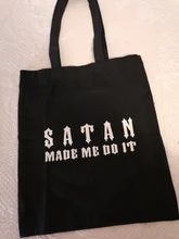 Harajuku camiseta damas bolsos mochilas compra de lona bolsas mujeres Eco reutilizable hombro bolsas de compras