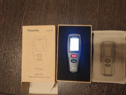 Отзыв о товаре Тестер толщины покраски Yunombo YNB-100, Цифровой измеритель толщины покраски автомобиля с руководством на русском и английском языке от пользователя A***v