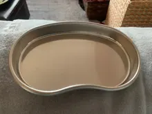 Bandeja de acero inoxidable para tatuaje, placa de flexión de desinfección quirúrgica para cejas, labios, tatuaje, herramientas de esterilización, tamaño S