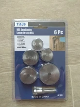 TASP-Juego de Mini hojas de sierra Circular, accesorios de herramientas rotativas de Disco de corte HSS para Dremel, Compatible con madera, plástico y aluminio, 6 uds.