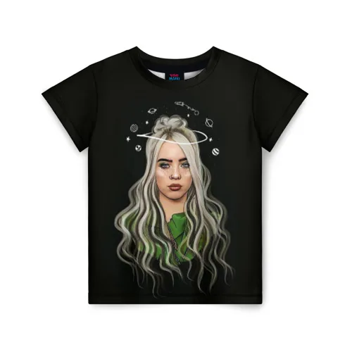 Детская футболка 3D BILLIE EILISH | одежда и обувь