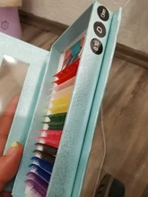 DeceMars-Extensión de pestañas de colores, 16 líneas, una bandeja, colores mezclados, para uso en salón, extensiones de pestañas, rizos JBCD