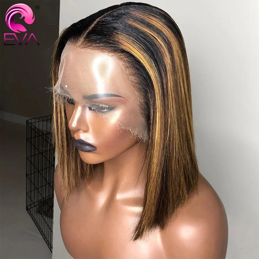 Парик из натуральных волос с эффектом омбре парик бразильских для женщин медовый