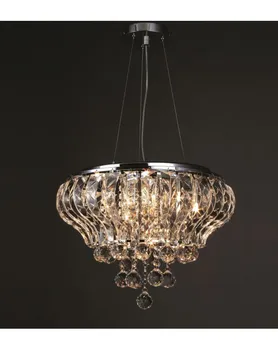 

Ceiling lamp. Candlestick. Metal chrome and clear glass. Chrome Color. 12 portalámp. Light Source: G4Ref. 9825-12