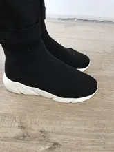 MWY-calcetines tobilleros transpirables para Mujer, zapatillas deportivas informales, zapatos de plataforma de cuña, suela suave