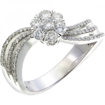 

Sargon jewelry ring with 81 White Gold Diamonds