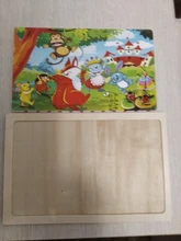 Rompecabezas de madera de 24 rebanadas para niños y adultos, juguetes educativos de madera para aprendizaje, juegos educativos de ensamblaje ambiental