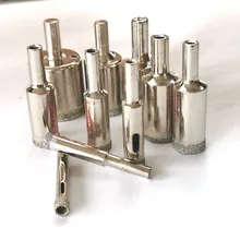 Juego de brocas con revestimiento de diamante Hss, brocas de perforación para azulejos, mármol, vidrio y cerámica, herramientas eléctricas de 6mm-30mm, 10 Uds.