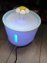 Fuente de agua para gato y perro, alimentador de agua eléctrico automático, contenedor, pantalla LED de nivel de agua para perros y gatos, bebida