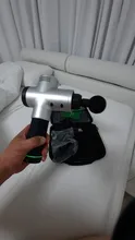 Pistola de masaje de alta frecuencia para relajación muscular, masajeador eléctrico con bolsa portátil, pistola de terapia para fitness