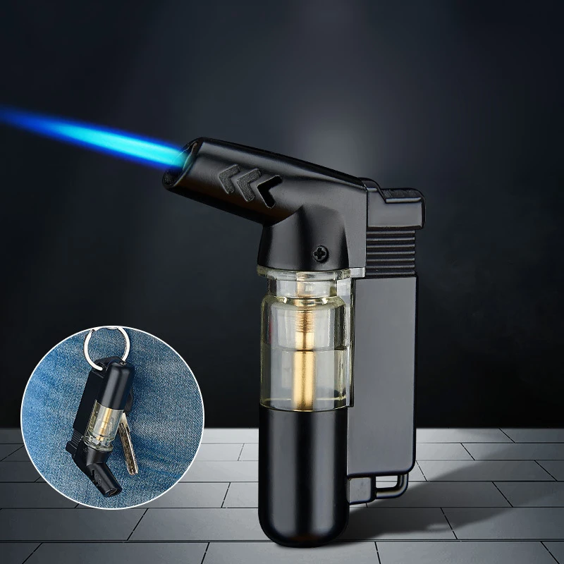 

Gas Lighter Windproof Jet Torch Turbo Lighter Spray Gun Metal Outdoor Camping Lighters Mini Cigarette Smoking Accessories Gift
