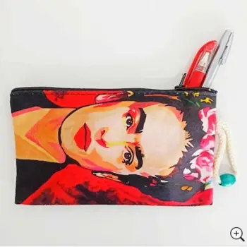 

Frida Kahlo Themed Toiletry Makeup Bag 2020 New Design Unique Looking Wallet