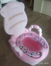 Los niños y las niñas orinal asiento de entrenamiento de los niños olla diseño ergonómico baño silla cómoda baños regalo de los niños. Gratis cepillo de limpieza