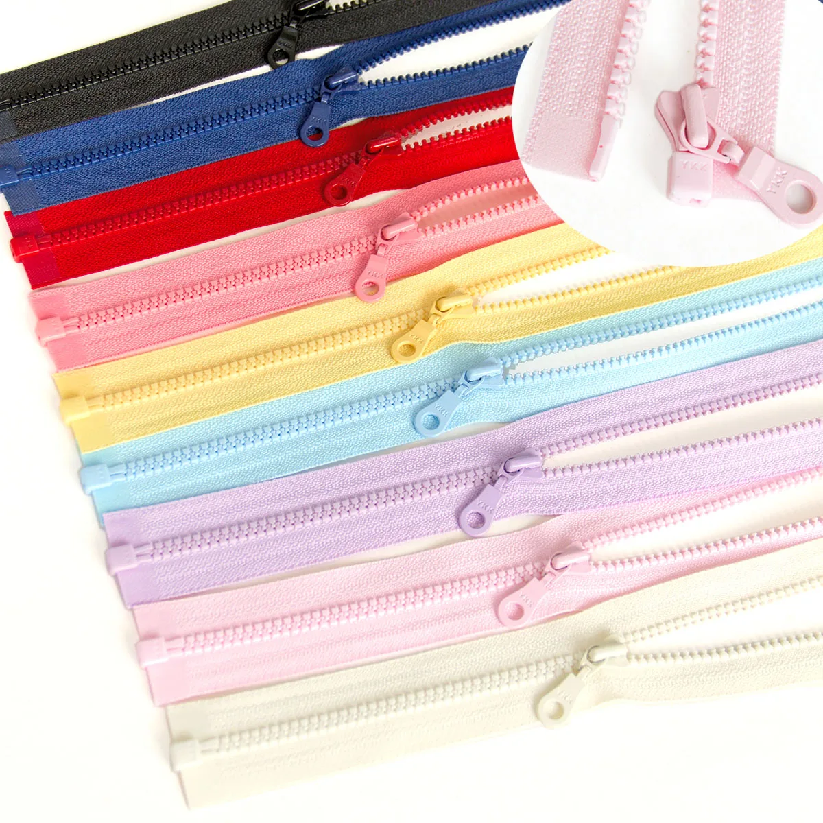 1pcs ykk 3# Open-End Plastic Zipper Resin For Sportswear Jacket Kids Clothes Garment | Дом и сад