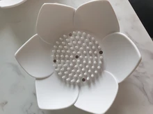 Soap-Box Sponge-Holder Bathroom-Soap Kitchen Silicone Petal-Shape with Anti-Slip Flower