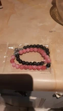 2021 de moda 2 unids/set cuentas de piedra Natural pulsera de Yoga para los amantes distancia imán par de pulseras de joyería de amistad