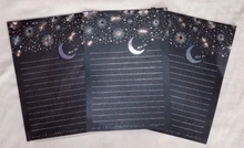 Letras de papel tipo europeo Vintage, alta gama, bronce, Luna estrellada, bendición, carta con sobre, papel de escritura, papelería de oficina