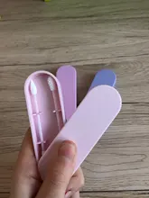 Bastoncillos de algodón reutilizables para limpieza de orejas, bastoncillos de silicona para cosméticos, reciclaje de doble cabeza para limpieza de maquillaje, 2 uds.