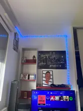 Diode Tape Ribbon Led-Strip-Light Room-Decoration Dc12v-Adapter-Set Rgb Leds Bluetooth Led