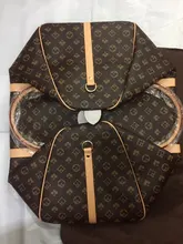 Bolso de viaje impermeable para hombre y mujer, bandolera de cuero, grande, para negocios