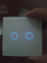 EsooLi-Interruptor táctil de cristal para la pared, inalámbrico, con control de voz, material retardante de fuego, compatible con app Tuya y Smart Life, apto para la Unión Europea y Reino Unido