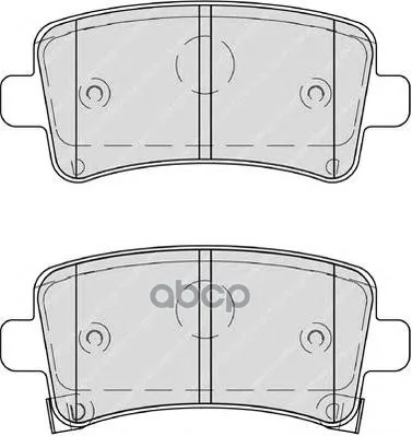 Колодки Тормозные Opel Insignia 08-/Saab 9-5 10- Задние Ferodo Fdb4209 Ferodo арт. FDB4209