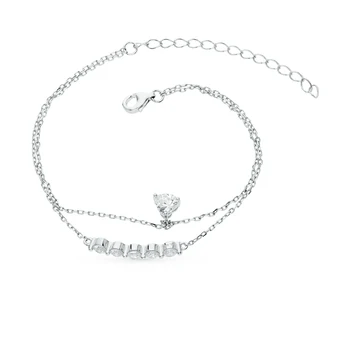 

Silver Bracelet with cubic zirconia sunlight sample 925