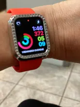 Bling cubierta para Apple reloj de 44mm 40mm iWatch 42mm 38mm accesorios parachoques de diamante Protector Apple watch serie 5 4 3 iPhone 6