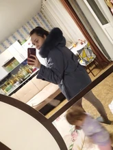 Winter Jacket Coat Parkas Fitaylor Zipper-Down Natural Women Outerwear Snow Warm Thick