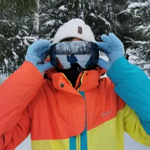 Ski-Goggles Glasses Anti-Fog Sport X-TIGER Uv400-Protection Magnetic Double-Layers Outdoor