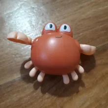 Bebé juguetes de baño dibujo animado Animal adorable tortuga cangrejo clásico bebé infantil juguete para nadar cadena juguete de cuerda para chico 2020 más nuevo