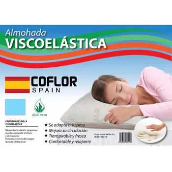 

COFLOR SPAIN-VISCOELASTIC Pillow Aloe Vera (Various sizes available)