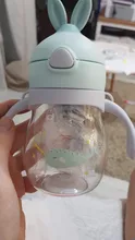 Biberón para lactancia para bebé, botella con ventilación de aire anticólico, cuello ancho, Natural, sin BPA, 280/320ml, cuidado del bebé con correa