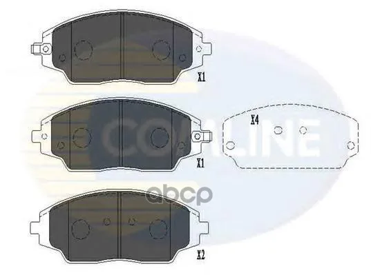 Колодки Тормозные Дисковые | Перед Прав/Лев | Chevrolet Aveo(T300) 1.2-1.6/1.3d 11- Comline арт. CBP36083