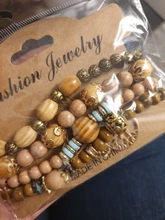 CHENFAN jewelry-pulseras bohemias para mujer, pulsera de piedras naturales, accesorios de ropa para mujer