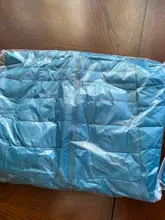 Chaqueta larga con capucha para mujer, abrigo ultraligero de plumón de pato blanco para otoño e invierno, Parkas portátiles, color liso, 7XL