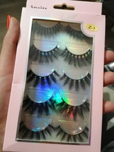 Pestañas postizas 3D de visón de imitación, novedad, 15-25mm, pares 2021, pestañas largas hechas a mano, gruesas, maquillaje, herramientas de extensión de belleza, 5/10