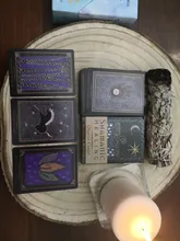 Cartas de Tarot con guía para adolescentes y niños, juego de mesa divertido con sombra inglesa y oráculo ligero