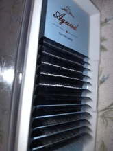AGUUD-extensiones de pestañas individuales de Cachemira, bandejas de extensión de 0,03-0,20mm, volumen C CC D DD, 3D sedoso, ruso, maquillaje Cilios