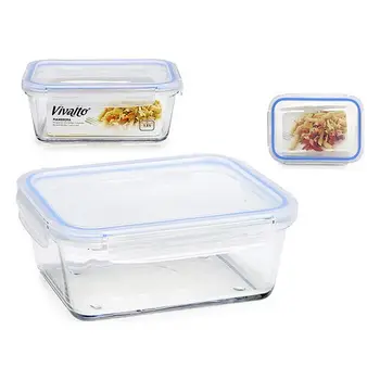 

Lunch box Vivalto Crystal (16 x 8,5 x 22 cm)