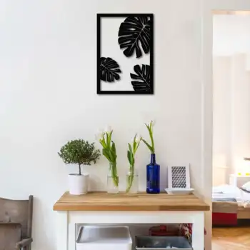 

Metal Wall Art Monstera Deliciosa Metal Table 90x63 cm Interior Decoration Home Decor