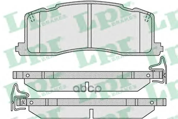 Колодки Тормозные Toyota Previa 2.4 90-00 С Абс Задние Lpr 05p1013 Lpr арт. 05P1013